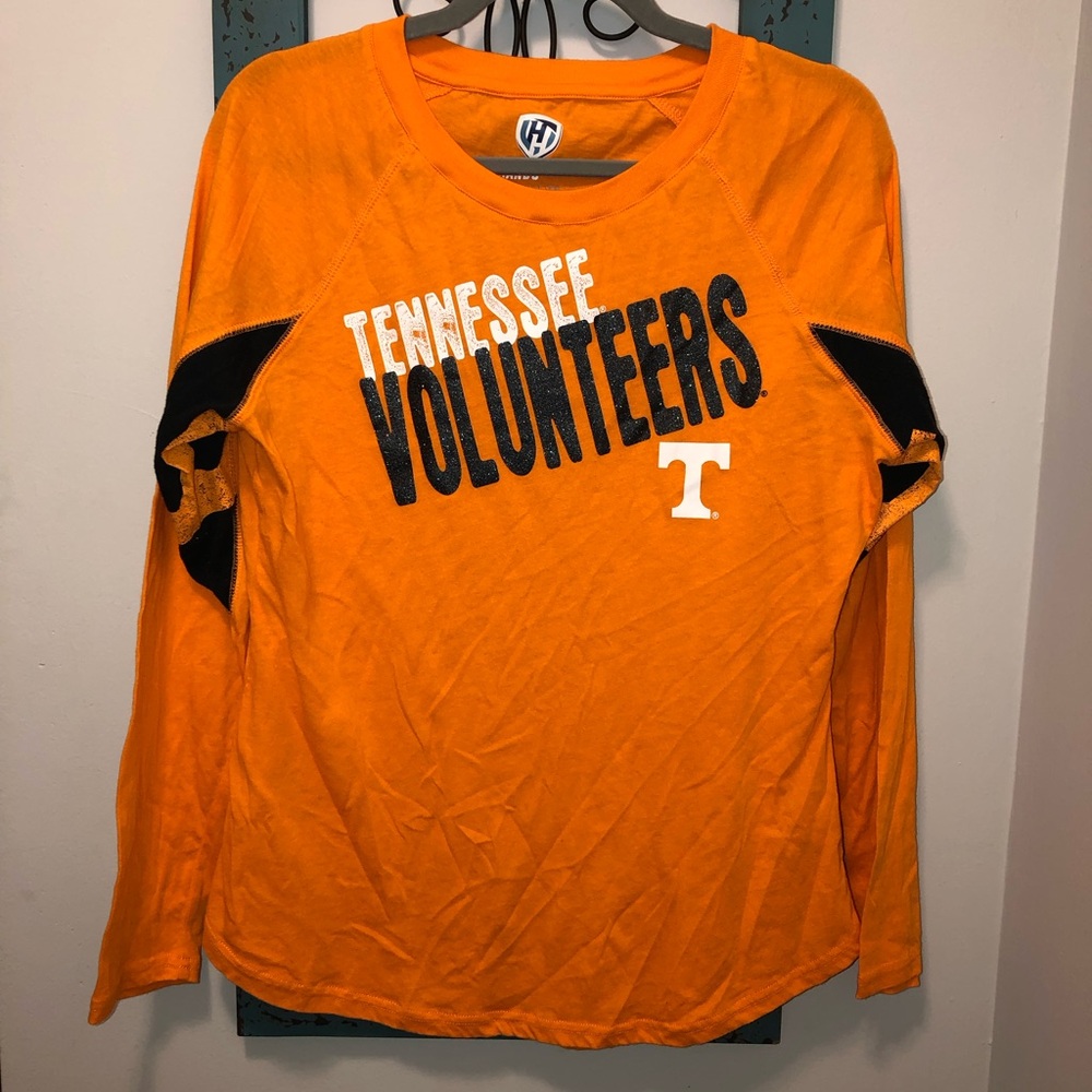 University of Tennessee Women’s Orange/Black Long Sleeve Tee | Size Large